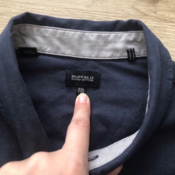 Buffalo David Bitton Dark Blue Casual Shirt - Picture 6 of 7